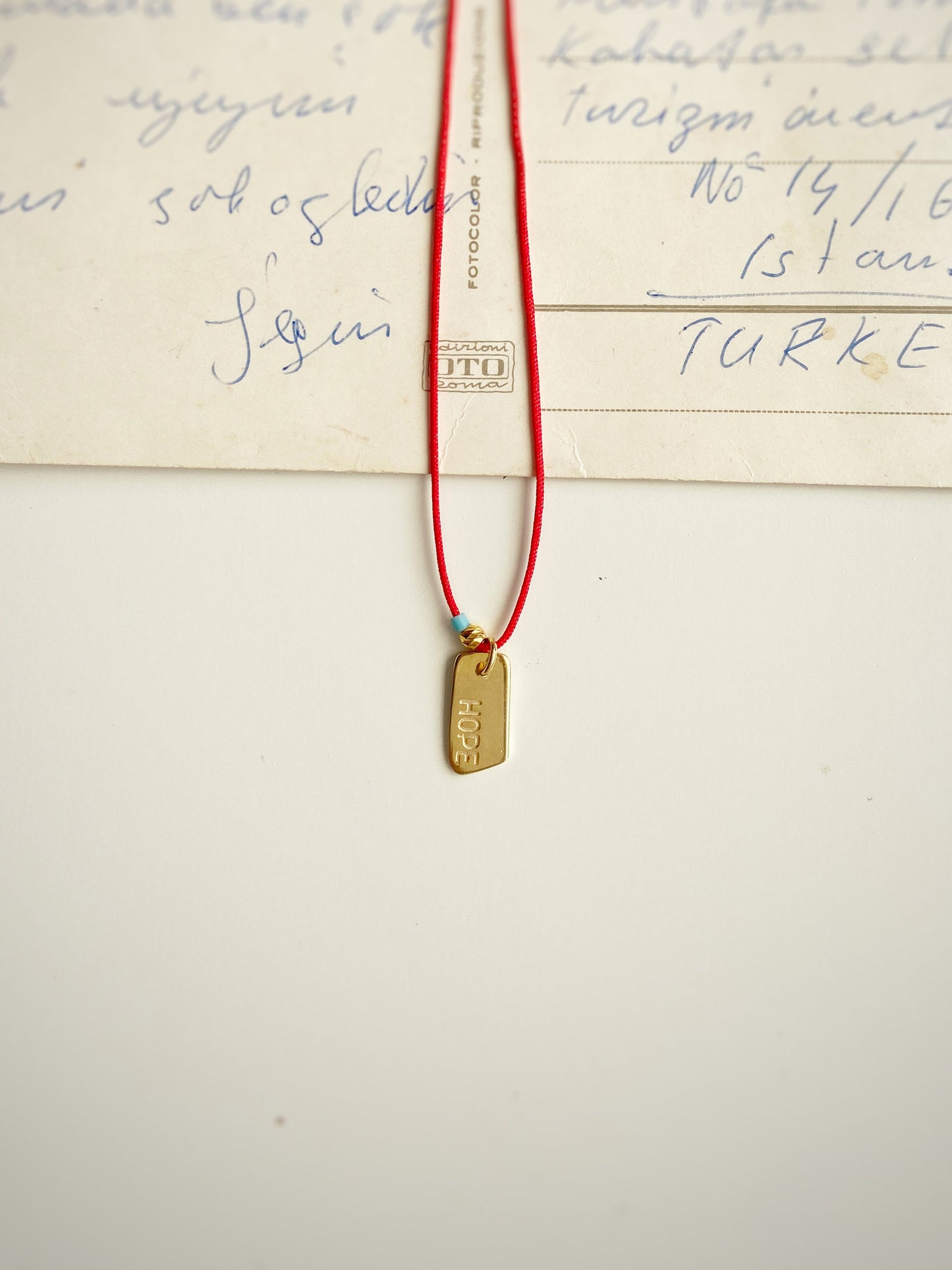 Red String Hope Necklace