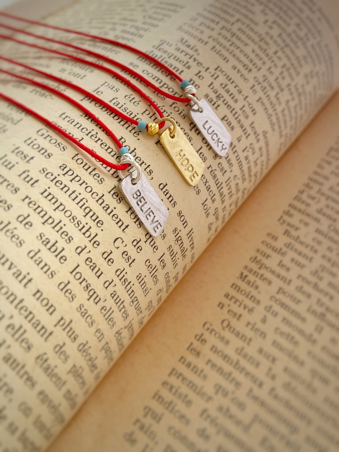 Red String Lucky Charm Necklace