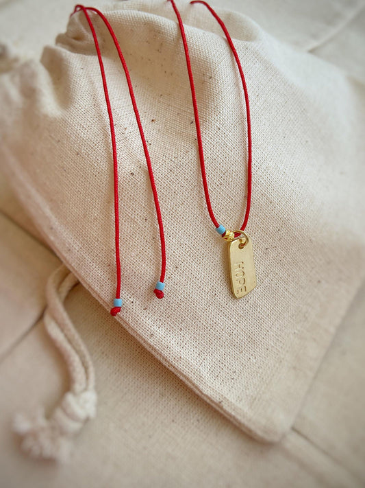 Red String Hope Necklace