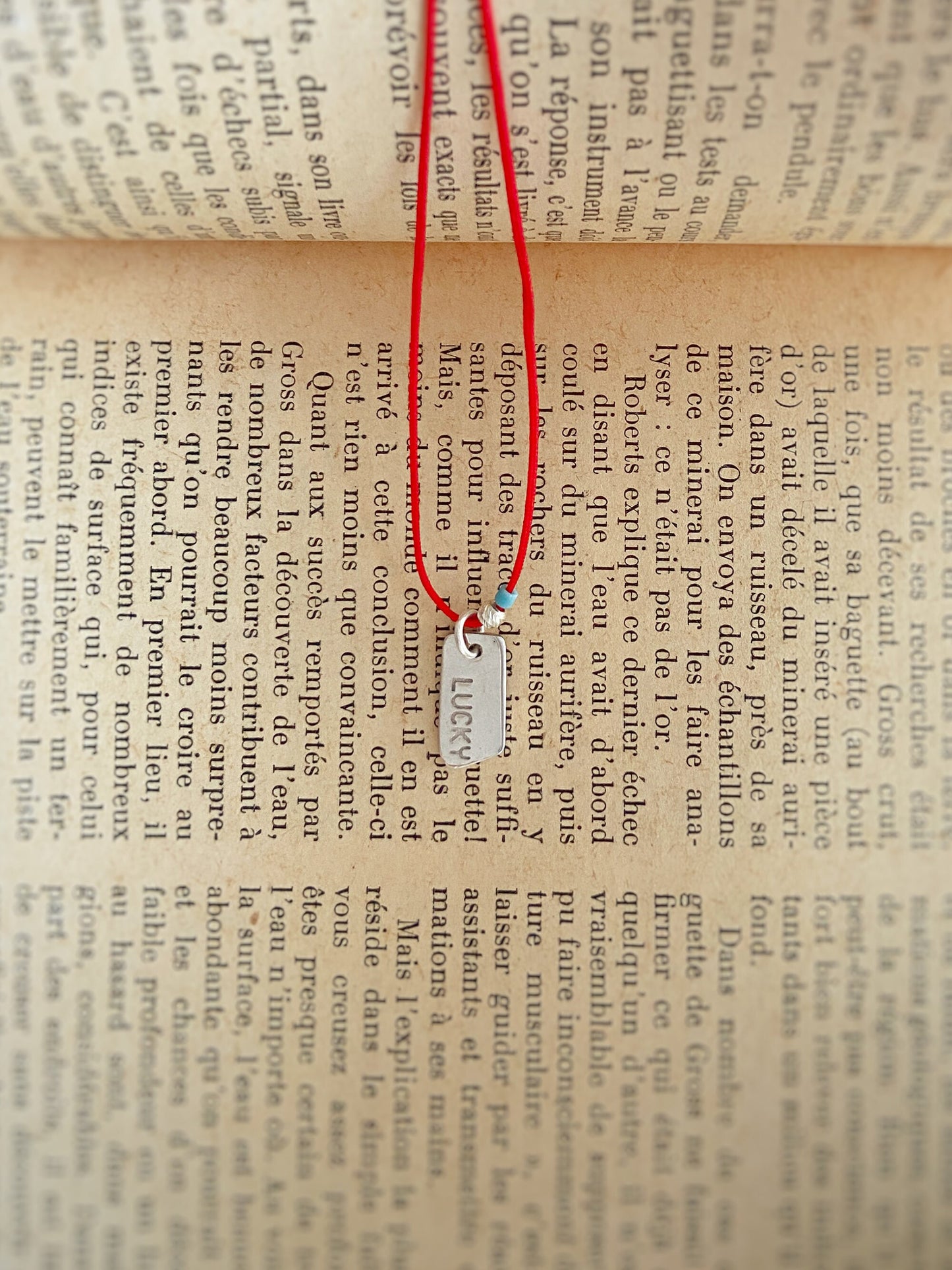 Red String Lucky Charm Necklace