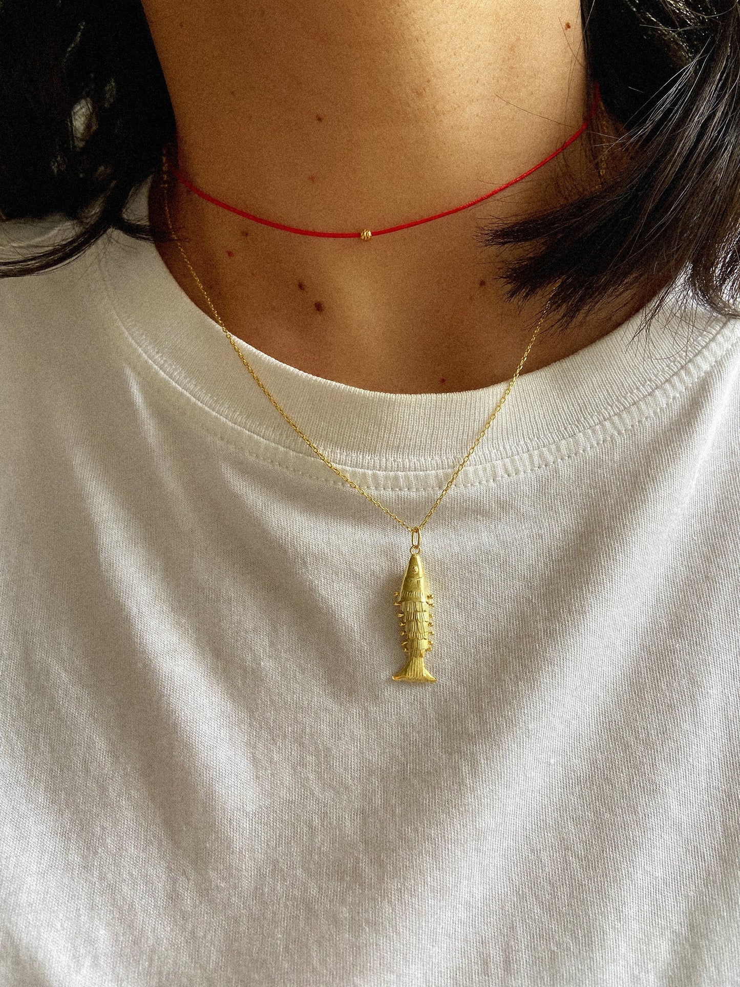 3D Movable Fish Chain Necklace