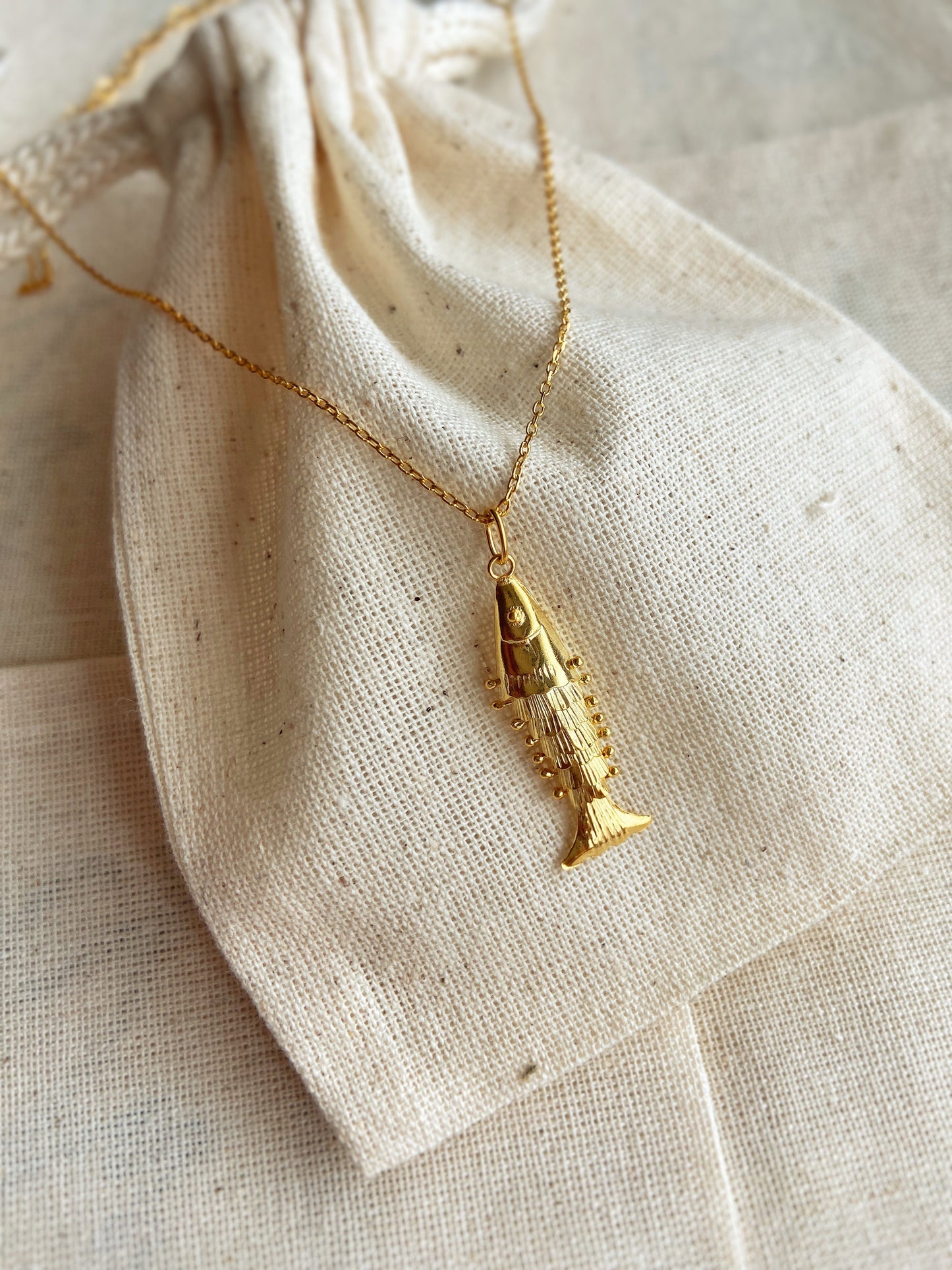 3D Movable Fish Chain Necklace