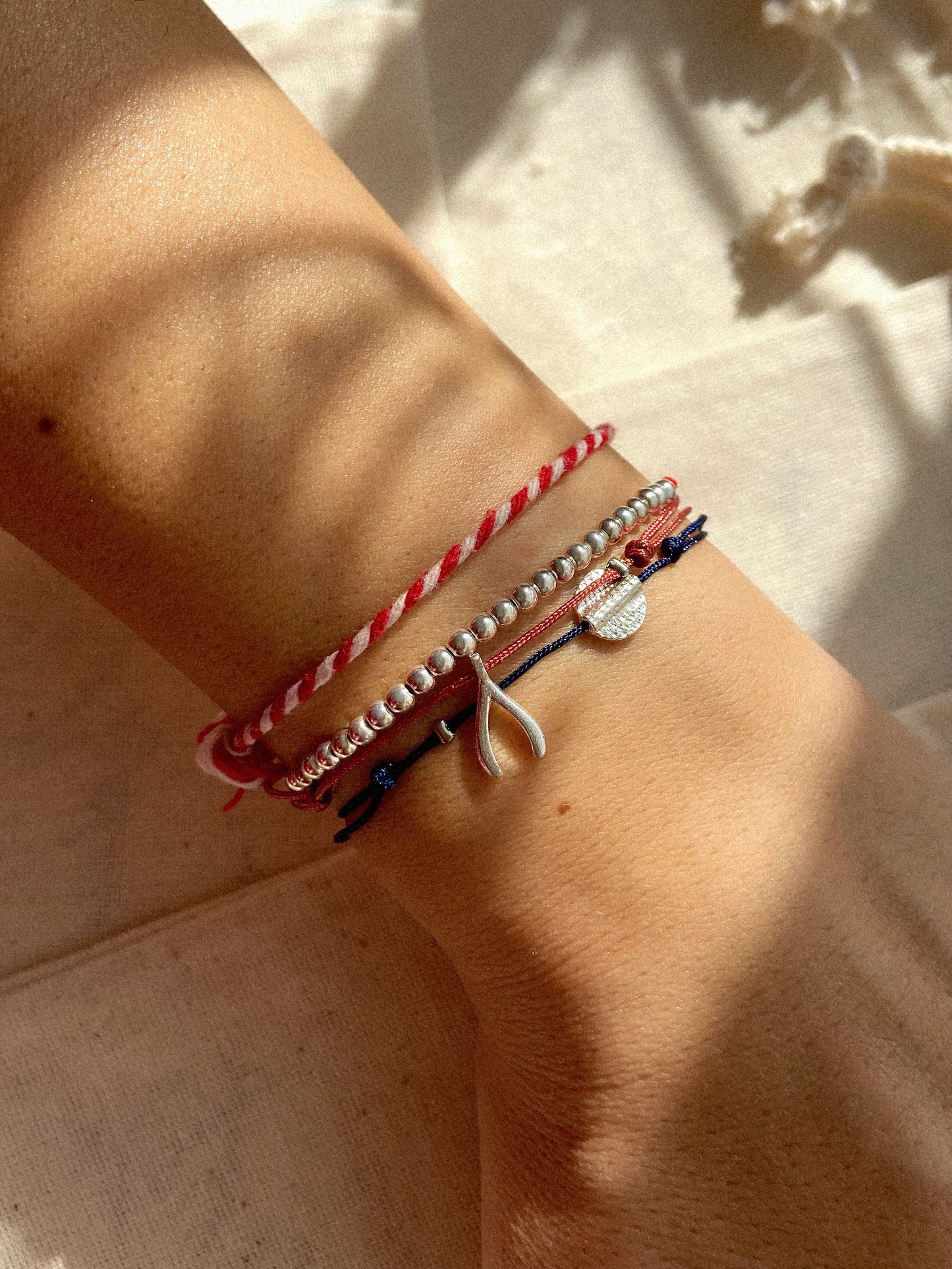 Ball Red String Bracelet