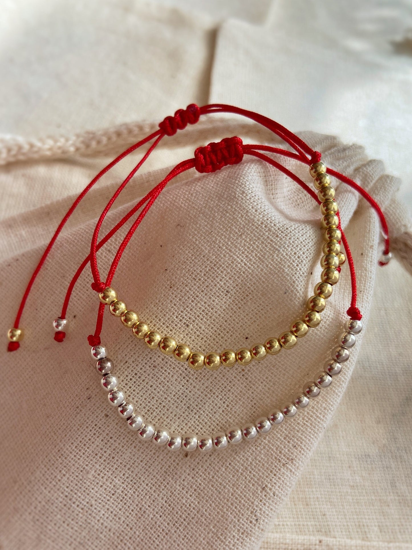 Ball Red String Bracelet