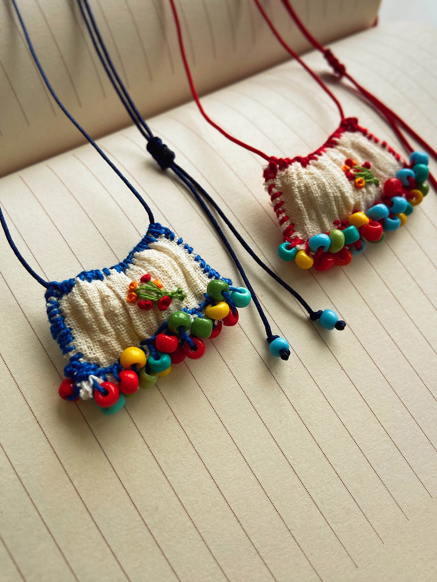 Beaded Amulet Necklace