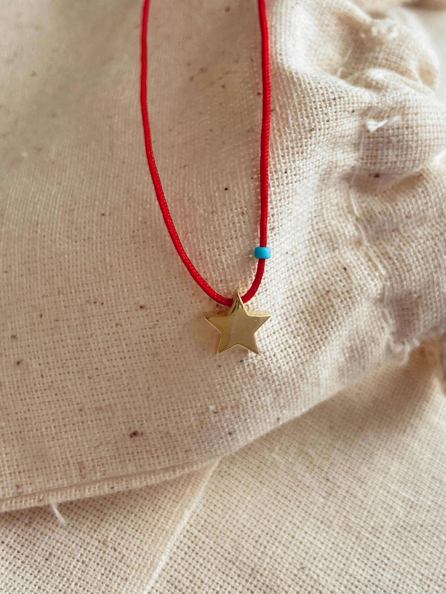 Red String Symbol Necklace