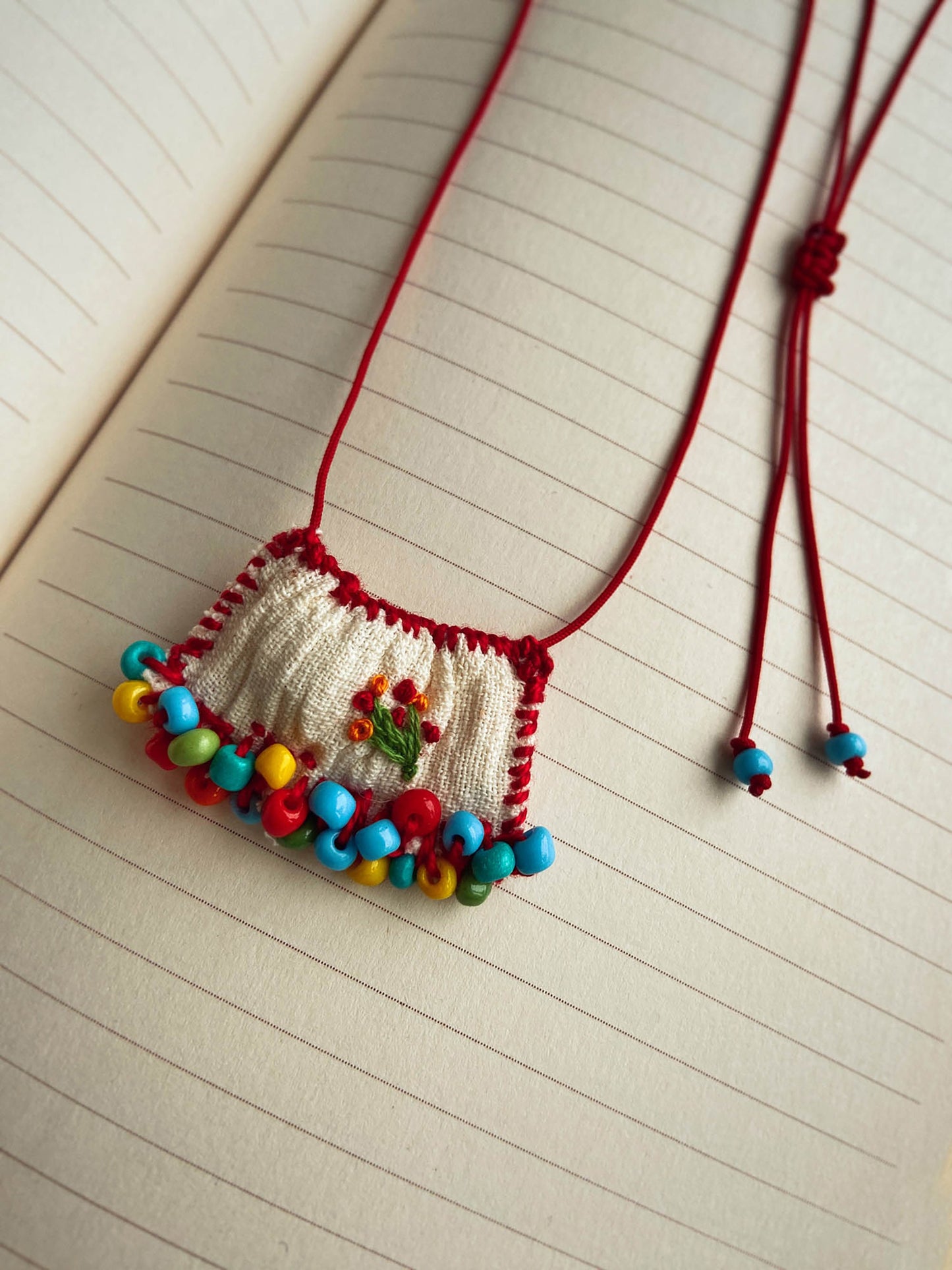 Beaded Amulet Necklace