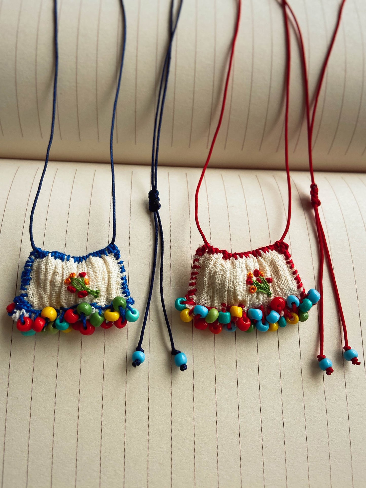 Beaded Amulet Necklace