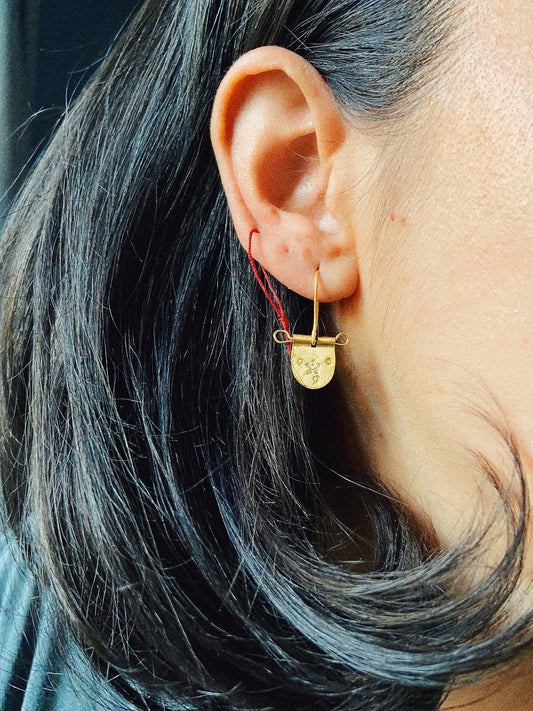 Istanbul - Gold Plate Handmade Earring