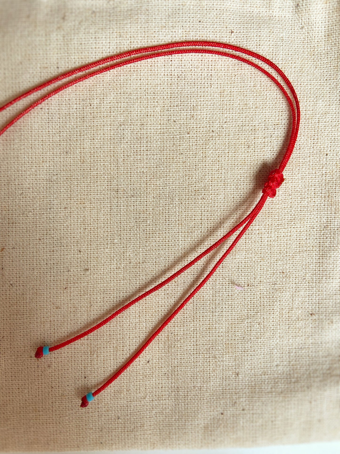 Stripe Bead Horseshoe Necklace