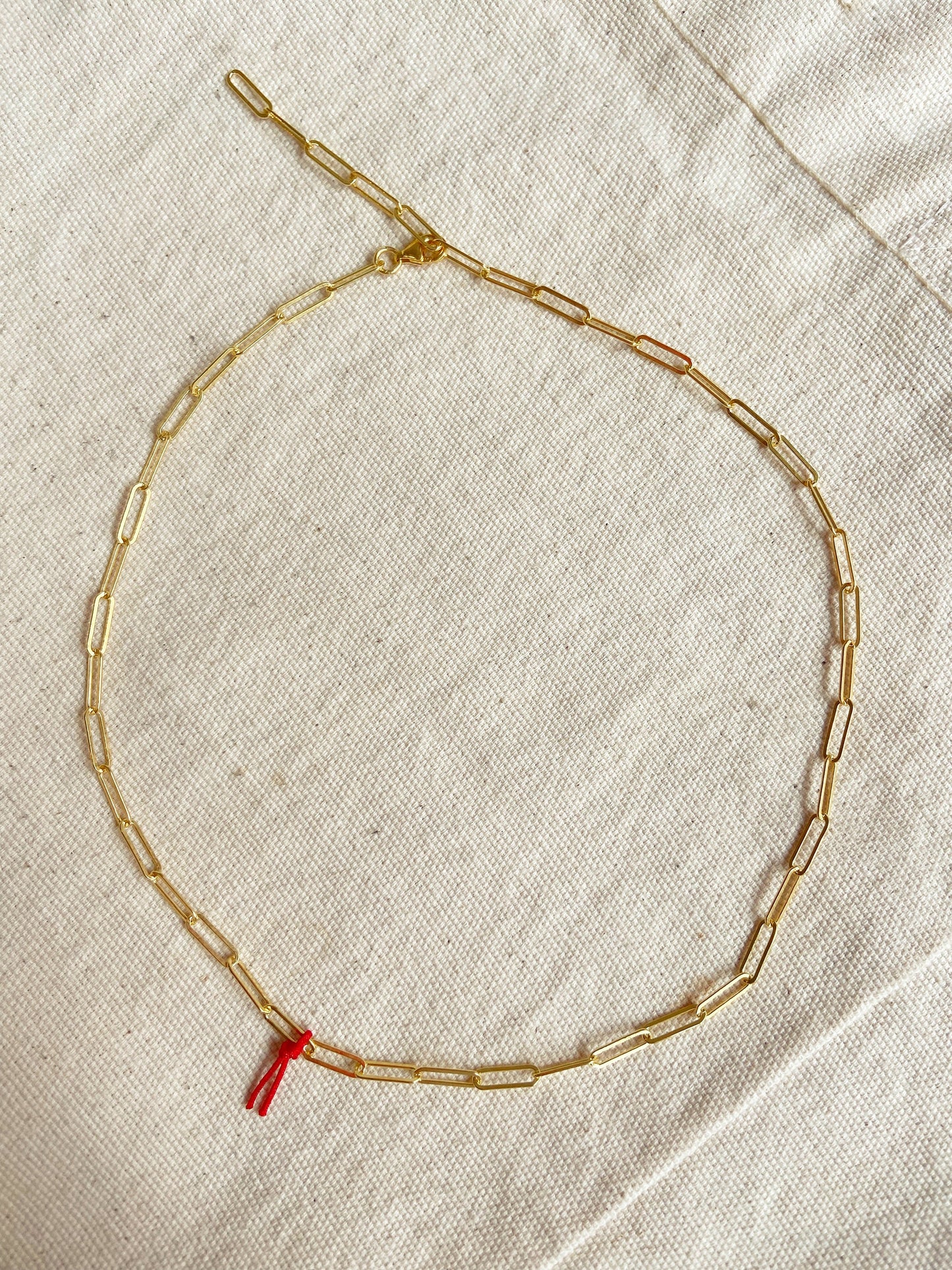 Luck String Link Necklace