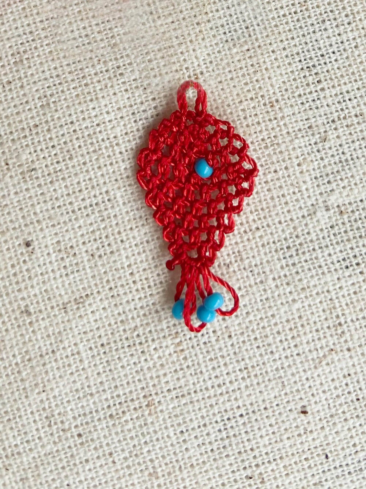 Crochet Fish Charm